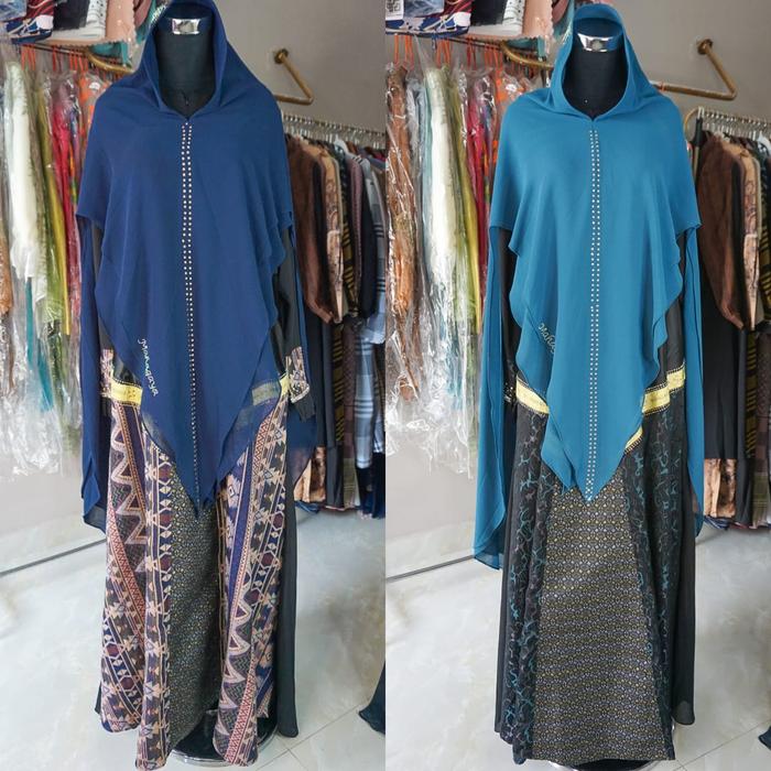 Gamis syari set khimar / syari by mahagaya