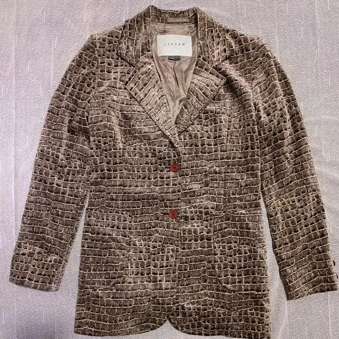 Blazer Corak Ular Sanca Unisex