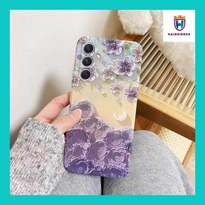 (HAIDE) CASE MOTIF BUN9A UNTUK SAMSUNG A35 A55 A15 A25 A05S A54 A34 A24 A14 M34 M14 SILICONE TPU CAS