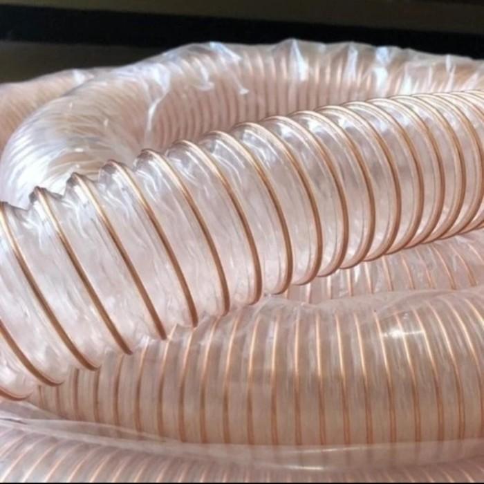 pu ducting hose 4 inchi selang flexible vacuum serbuk kayu
