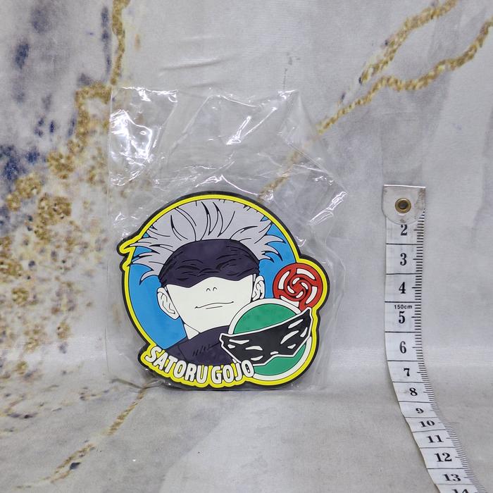 Jujutsu Kaisen Rubber Pin Bros Badge Satoru Gojo Vol 1 Karet