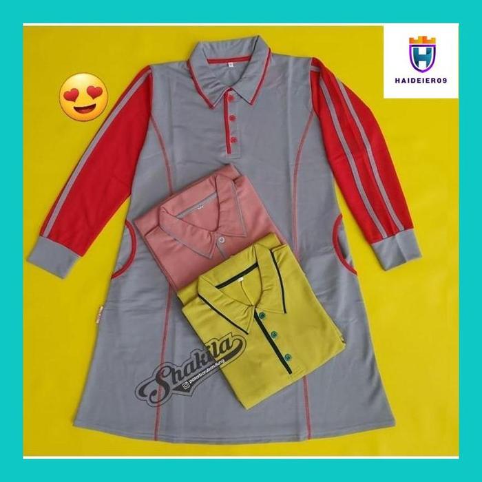 (HAIDE) TUNIK KAOS SPORT CASUAL / KAOS TERBARU / TUNIK KAOS / KAOS TUNIK