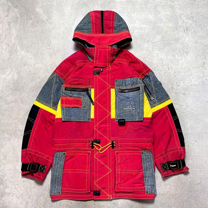 Jaket Vintage Snowboard Phenix Color Block Size XL Second