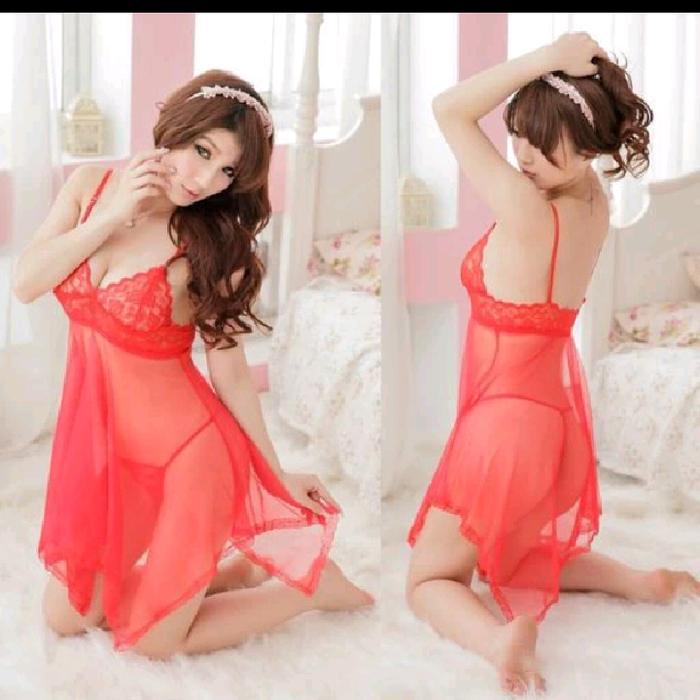 jennifer lingerie sexy lingerie+cd transparan renda tipis halus