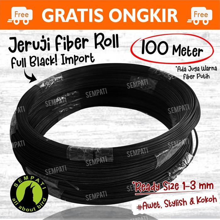 Diskon Ruji Jeruji Fiber Roll Gulung Ruji Sangkar Kandang Burung Murai Lovebird Kenari Kotak Kacer S