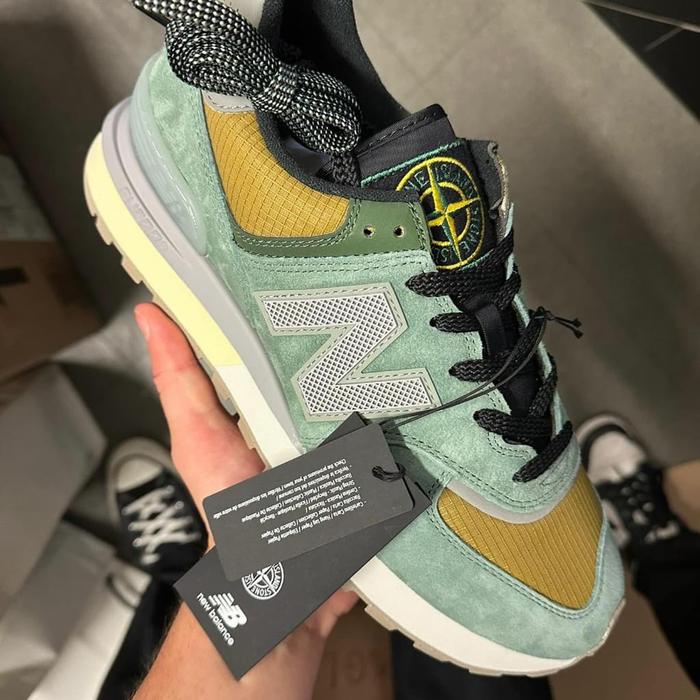 Sneakers NB 574 x Stone Island V3 Soft Green