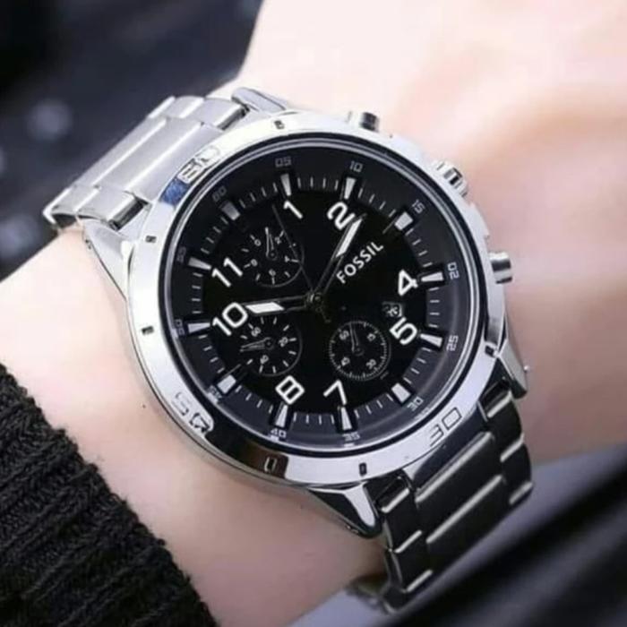 JAM TANGAN FOSSIL ORIGINAL ANTI AIR TGGL RANTAI STAINLEES STEEL