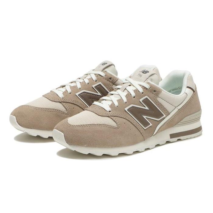 sepatu new balance 996 classic wanita Beige/brown/white original
