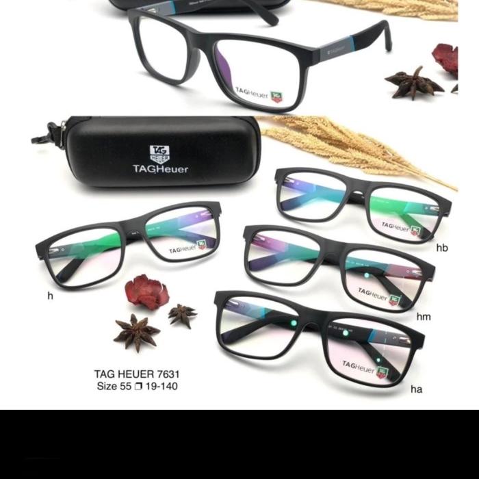 frame super TAG HEUER 7631 + Lensa photocromic, blueray, bluecromic