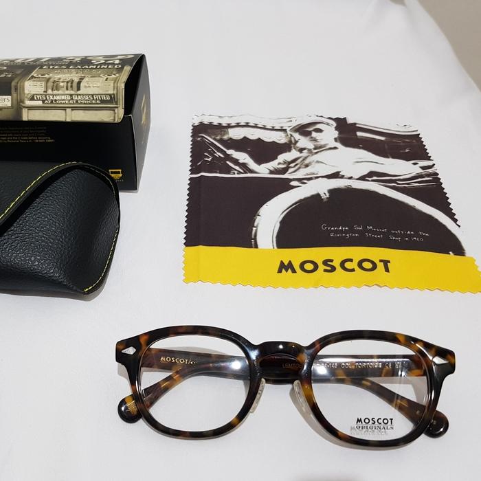 Moscot lemtosh tortoise 49 with metal nosepad original ya