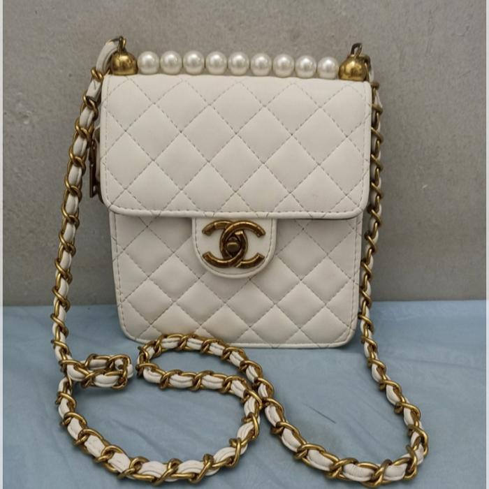 sling bag wanita preloved import sz mini lengap hologram bagus bgt