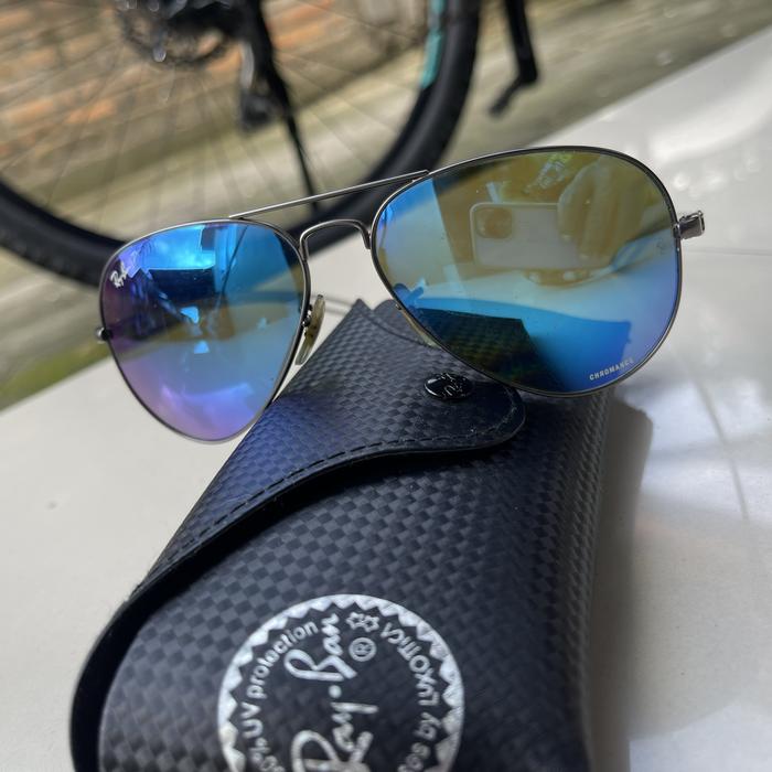 Kacamata Rayban Original Chromance Carbon Fibre