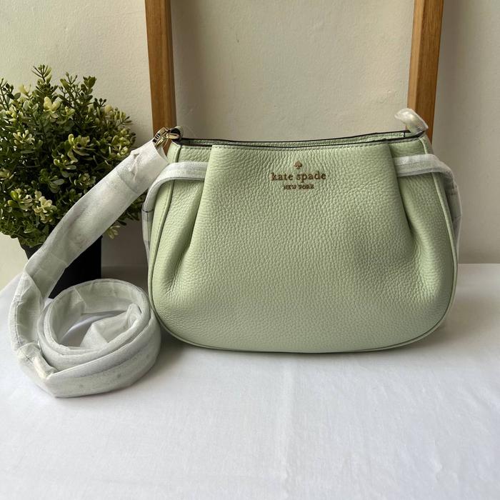 tas wanita ks dumpling crossbody light olive mm