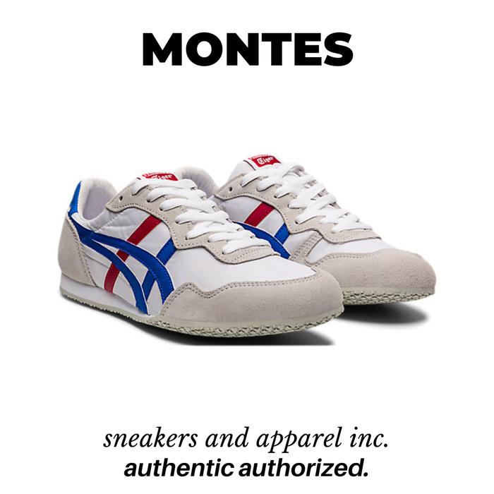 Sepatu Onitsuka Tiger Serrano White Blue Red Original