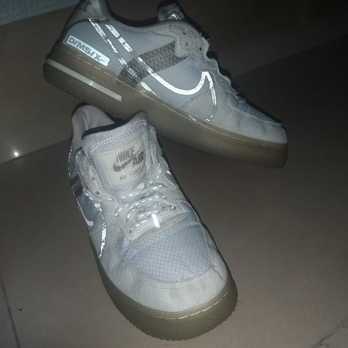 Sepatu Nike Air AF1 One DIMSIX React White Ice import second bekas