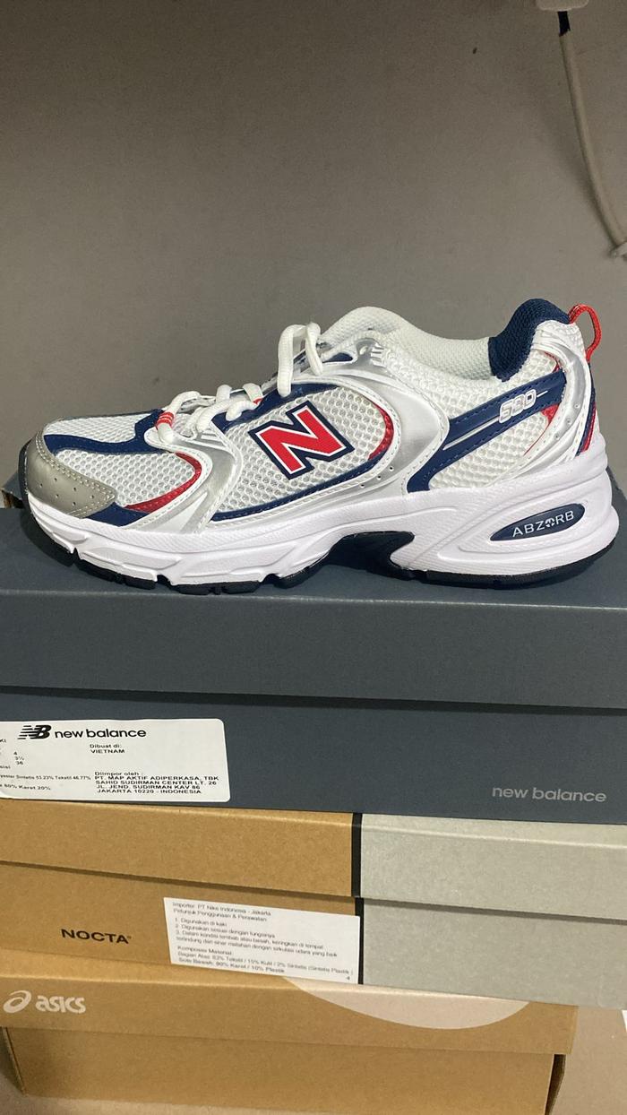 New Balance 530 White Red Navy