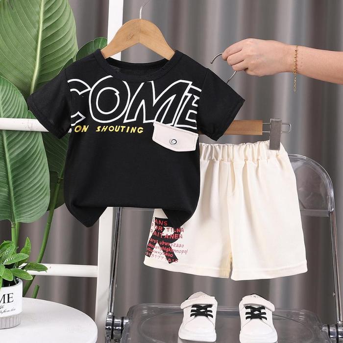 Borong Baju Bayi Setelan Jumper Celana Suspender Topi Dasi Motif Bintik Fashion Anak Bayi Cowok Laki