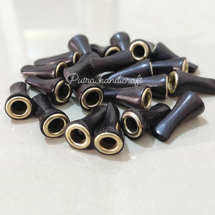 pipa once kelor hitam mini 3cm/once pipa kayu termurah/pipa once mini