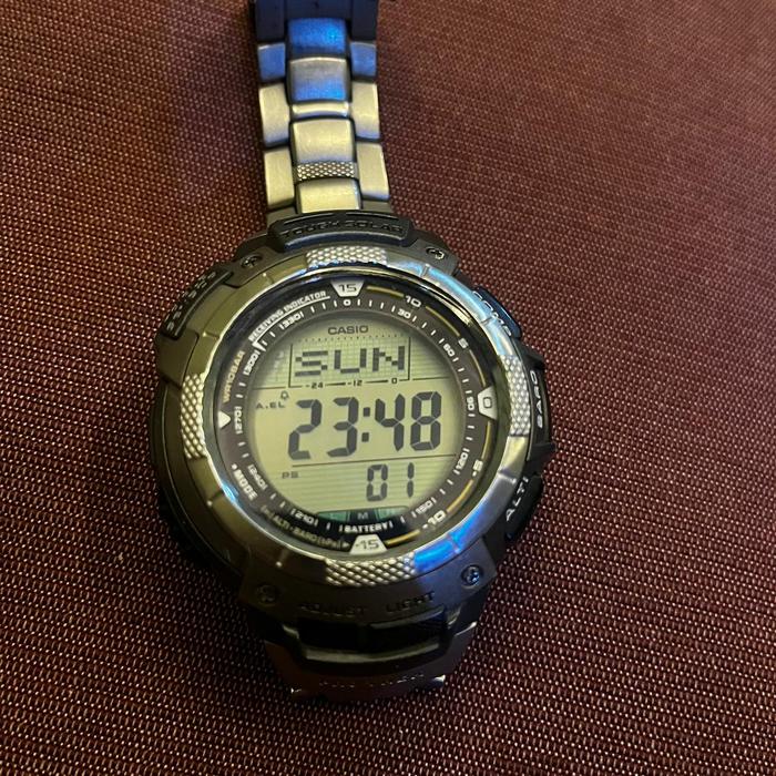 casio protrek prw 1000T titanium