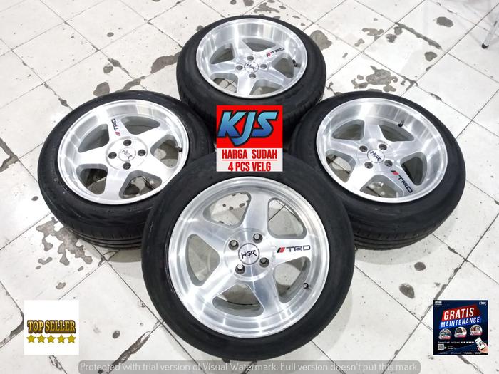 Velg Racing Celong Bekas R16 HSR Loud Pcd 4x100 Ban 195/60 Ring 16