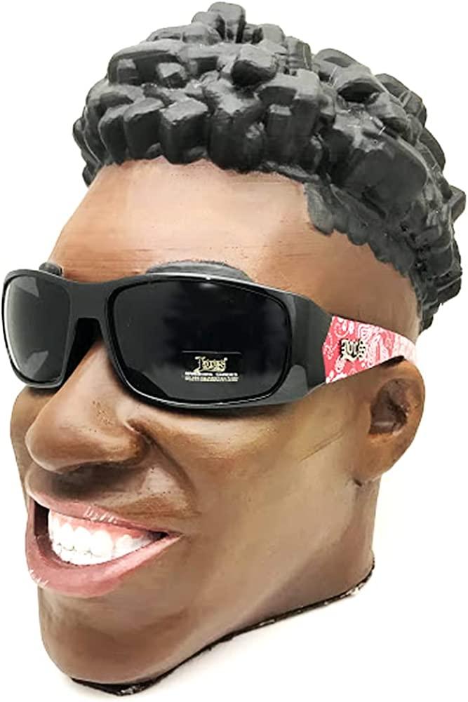 LOCS OVAL MEN'S SUNGLASSES - LOC 91114 - BDNA LOCS RETRO REBEL COLLECTION