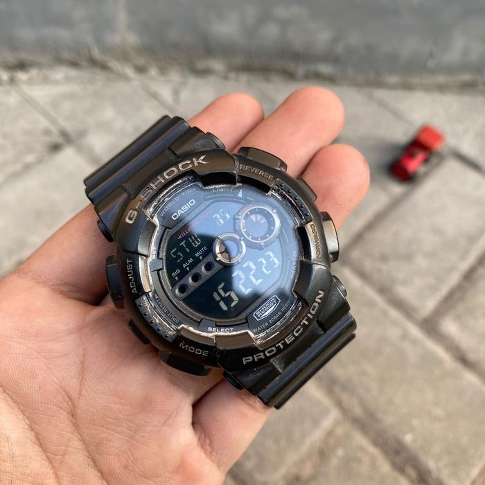 G-shock GD-100BW jam tangan Gshock original second