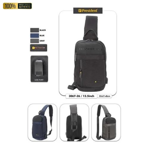 sling chest bag president 3067 tas slempang