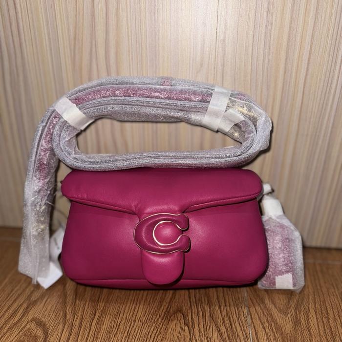 Coach C3880 Pillow Leather Tabby 18 Shoulder Pink