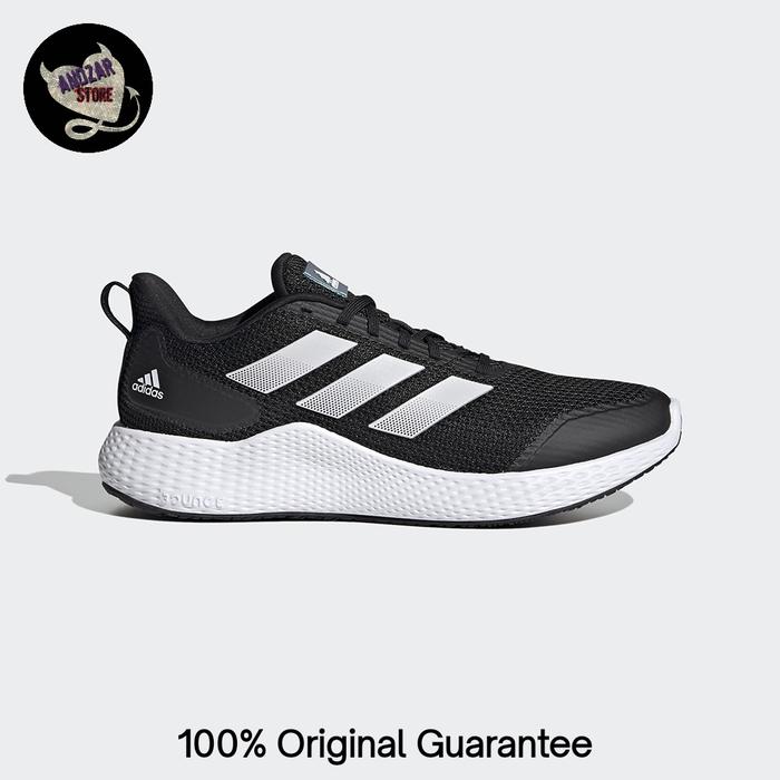 Sepatu Running Adidas Edge Gameday Black White Original 100% BNIB (GZ5280)