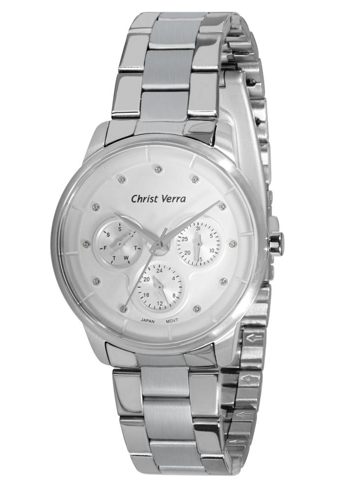 Jam Tangan Wanita Original Chist Verra CV 21102L-11 SLV