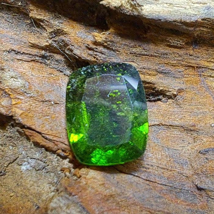 Loostone Batu Cincin Natural Chrome Diopsite # 2