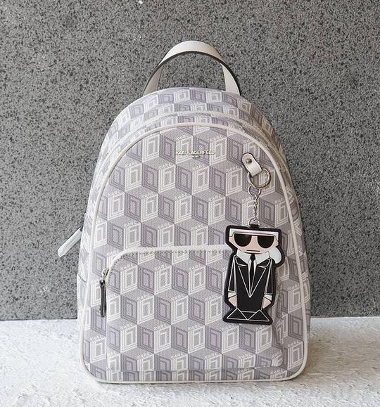 KARL LAGERFELD backpack white grey