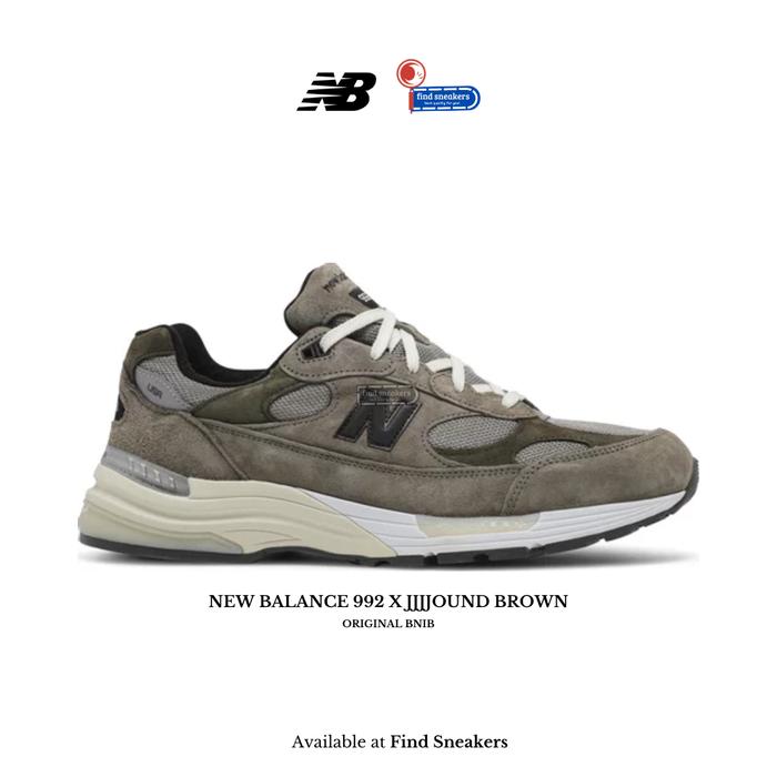 Sepatu Sneakers Pria NEW BALANCE 992 X JJJOUND BROWN BRAND NEW IN BOX
