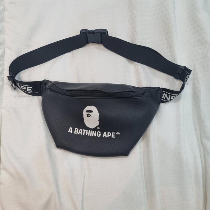 waist bag bape sling bag hip pouch thrift tas pinggang selempang pria a bathing ape