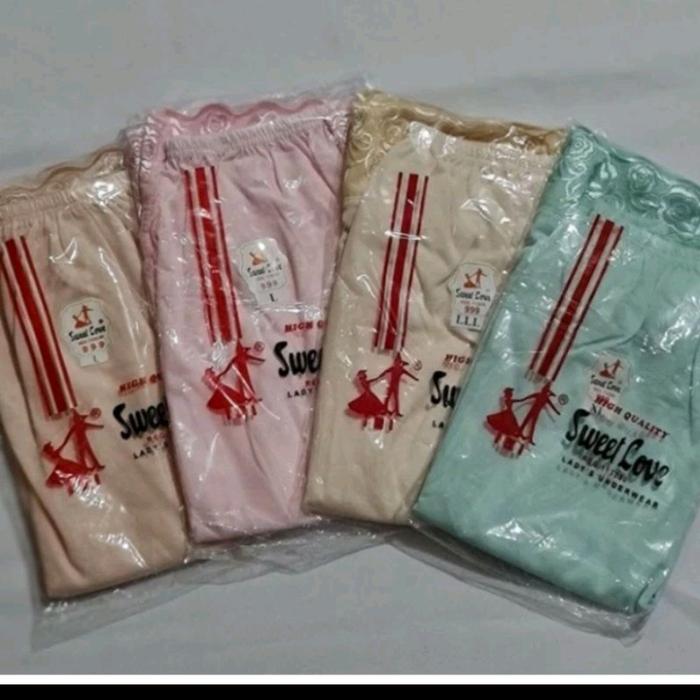 Androk Celana Pendek Sweet Love, Sweet Love Androk Celana Pendek Bahan Katun