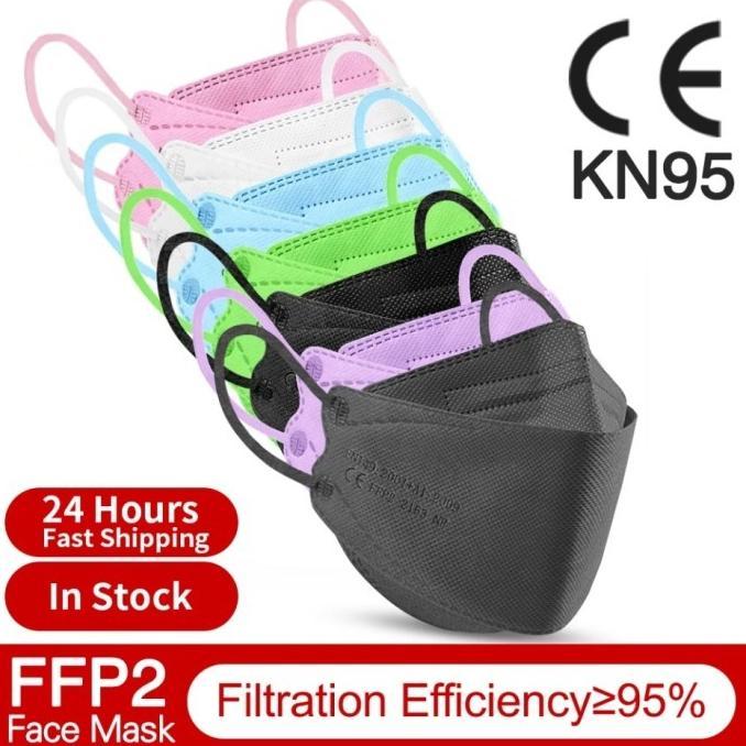 MASKER KF94 ISI 10PCS KOREA WARNA PASTEL BIRU HIJAU TOSCA ABU UNGU