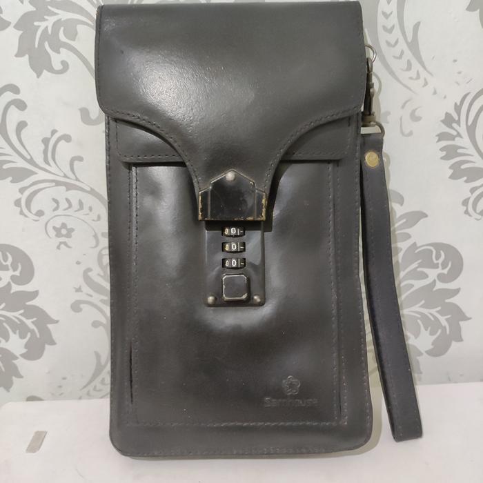 Clutch kulit Samsonite preloved