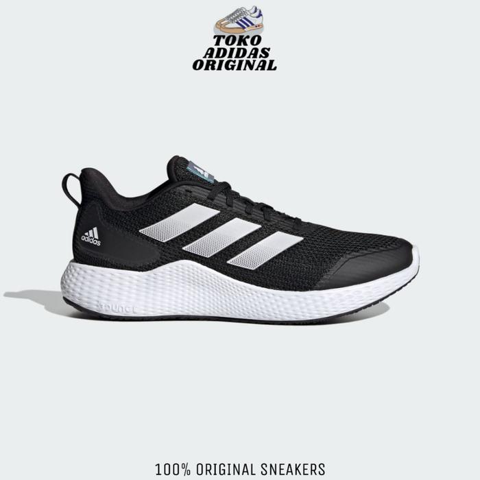 SEPATU RUNNING ADIDAS EDGE GAMEDAY BLACK WHITE ORIGINAL BNIB RESMI