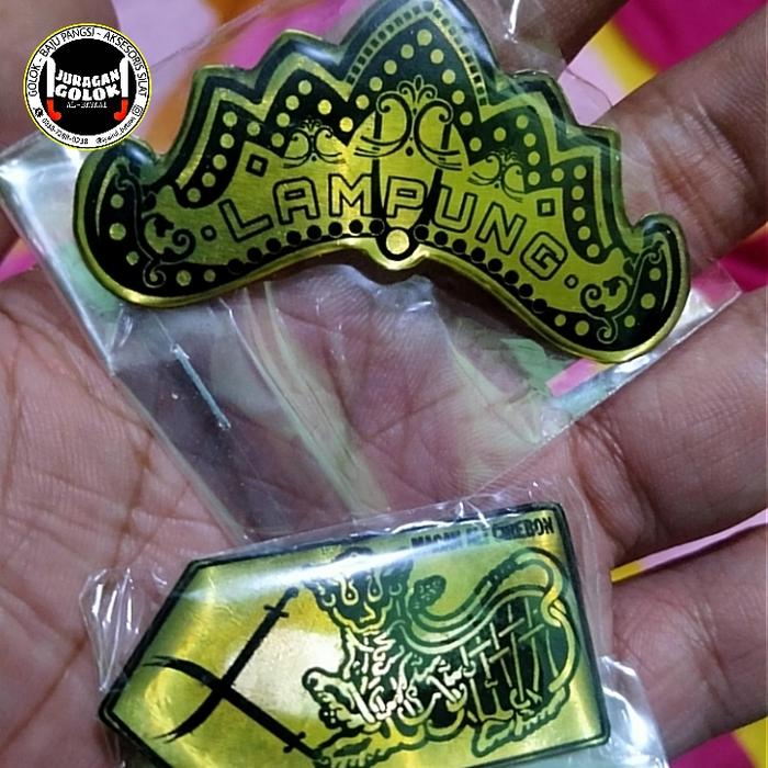 Pin Lampung Pin Macan Ali Cirebon Pin Macan Betawi Pin Maung Siliwangi Pin Semar Pin Bros Bahan Kuni