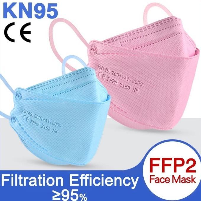 MASKER KF94 ISI 10PCS WARNA BIRU PINK BLUE UNGU PASTEL KF 94 EVO