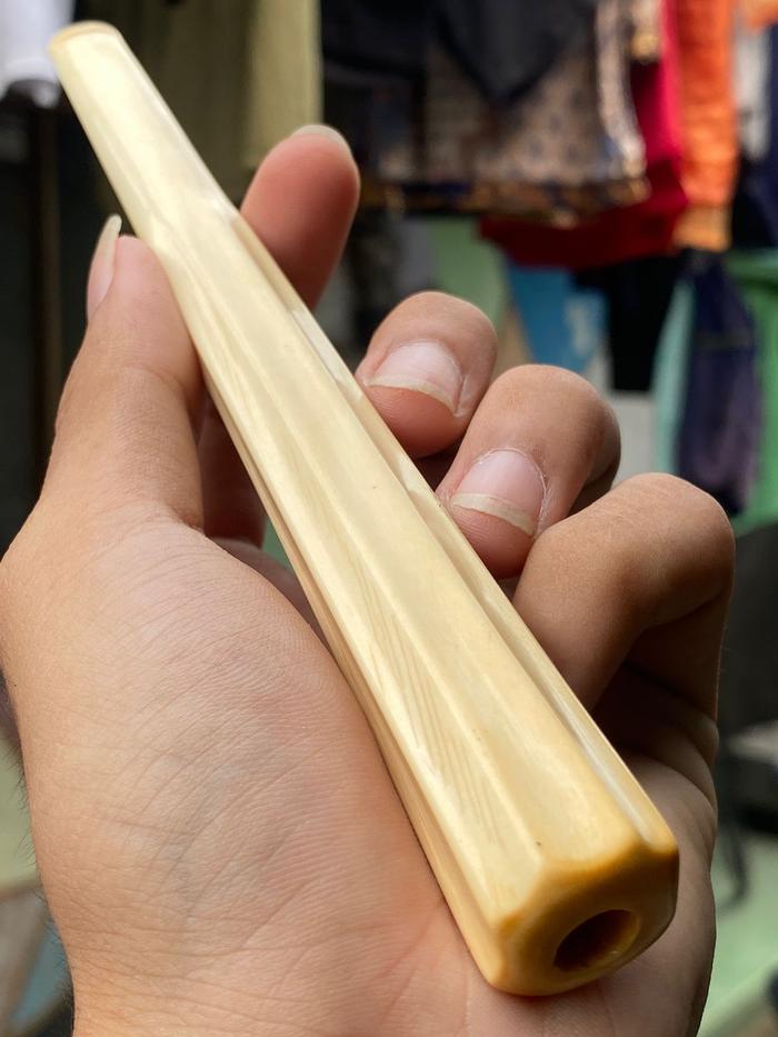 once pipa cangklong asli lokal gg lawasan blimbing 18cm tebal mulus
