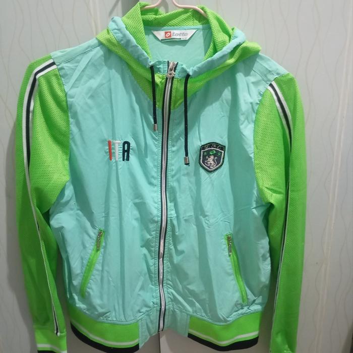 jaket hoodie Lotto original made china size M anak unisex