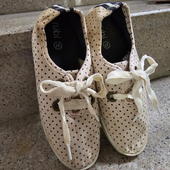 sepatu flat kanvas rubi original casual Shoes Wanita