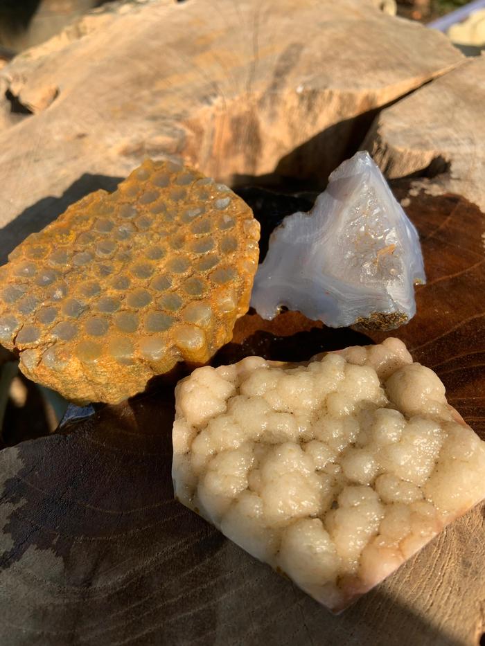 Natural Unique and Rare Slice Stone Rough Rock Raw Agate Bahan Batu Akik Alam Mulia Alami Asli Unik 