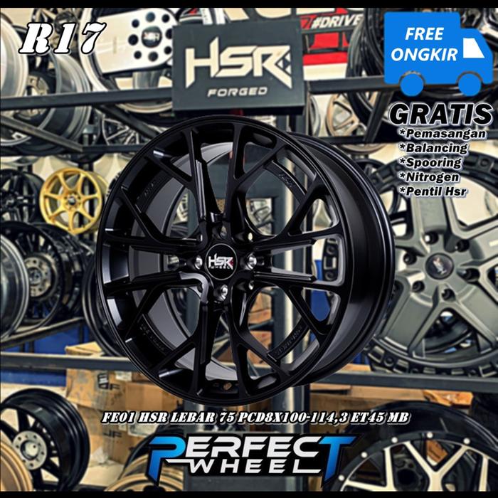 Velg Mobil Xenia Livina R17 HSR Fe01 Velg Racing R17 Buat Yaris Jazz