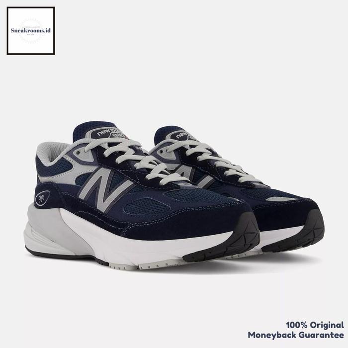 New Balance 990v6 Navy GS GC990NV6 Original Resmi (100% Authentic)