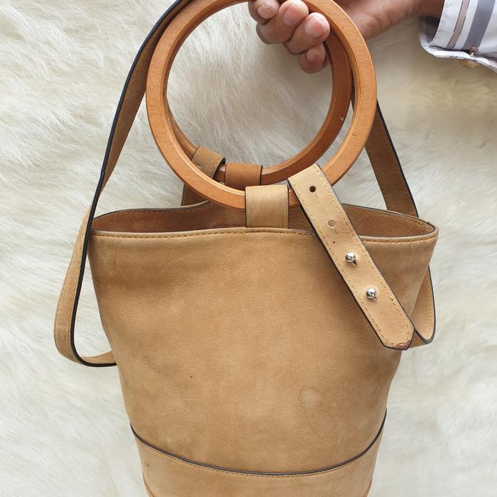 Tas Simon Miller Selempang Sling Bag Handbag Mini Kulit Asli Unik Wanita