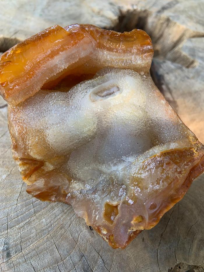 Rare Natural Sugar Druzy Botryoidal with Carnelian Chalcedony Composition Grape Stone Rough Rock Raw