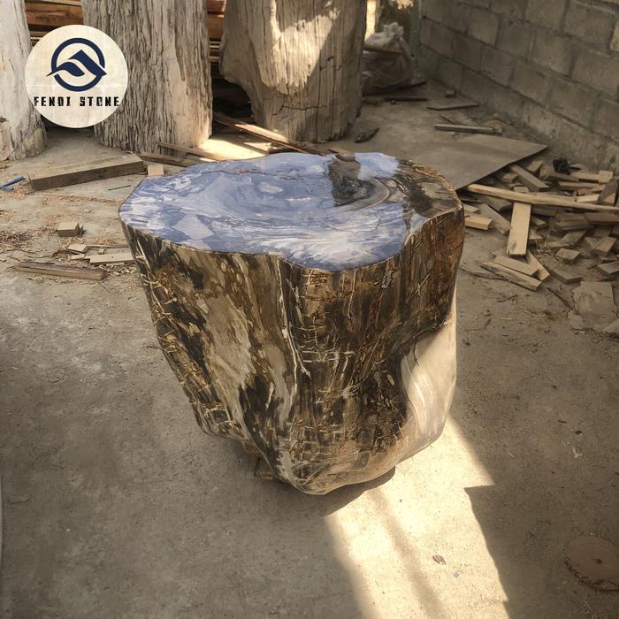 STOOL Asli Batu FOSIL KAYU