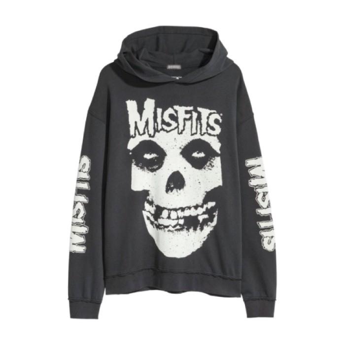 HNM FULL TAG NEW MISFITS HOODIE SWEATER JACKET
